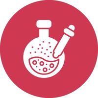 Pipette Glyph Multi Circle Icon vector