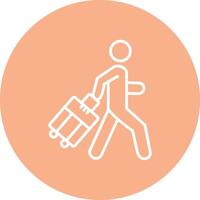Person Line Multi Circle Icon vector