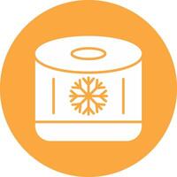 Air Filter Glyph Multi Circle Icon vector