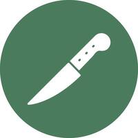 Knife Glyph Multi Circle Icon vector