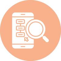 Mobile Phones Glyph Multi Circle Icon vector