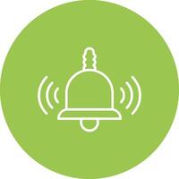 Bell Line Multi Circle Icon vector