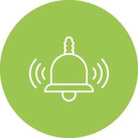 Bell Line Multi Circle Icon vector