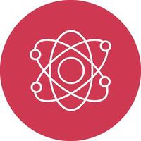 Atomic Line Multi Circle Icon vector