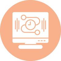 TimeGlyph Multi Circle Glyph Multi Circle Icon vector