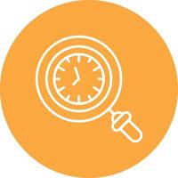 Clock Line Multi Circle Icon vector