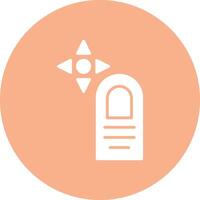 Drag Glyph Multi Circle Icon vector