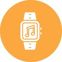 Music Glyph Multi Circle Icon vector