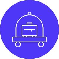 Cart Line Multi Circle Icon vector