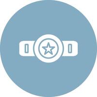 Belt Glyph Multi Circle Icon vector