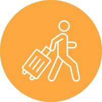 Man Line Multi Circle Icon vector