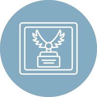 Frame Line Multi Circle Icon vector