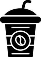 Coffee Cup Glyph Icon vector