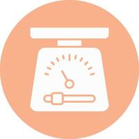 Scales Glyph Multi Circle Icon vector