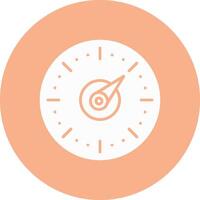 Timer Glyph Multi Circle Icon vector