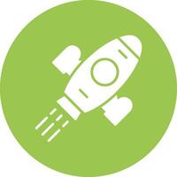 Aerospace Glyph Multi Circle Icon vector