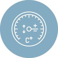 Gauge Line Multi Circle Icon vector