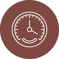 Gauge Line Multi Circle Icon vector