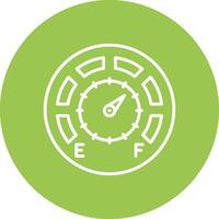 Gauge Line Multi Circle Icon vector