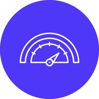 Dial Line Multi Circle Icon vector