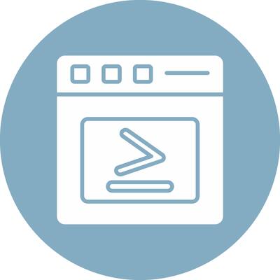 Greater Than Glyph Multi Circle Icon
