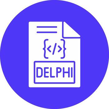 Delphi Glyph Multi Circle Icon vector