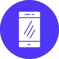 Smartphone Glyph Multi Circle Icon vector