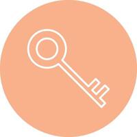 Key Line Multi Circle Icon vector