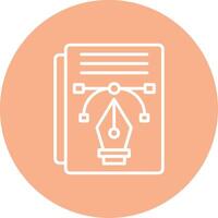 Line Multi Circle Icon vector