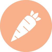 Carrot Glyph Multi Circle Icon vector