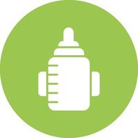 Feeder Glyph Multi Circle Icon vector