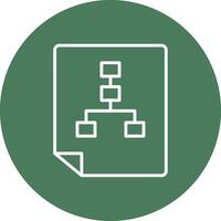 TimeLine Multi Circle Line Multi Circle Icon vector