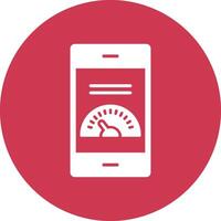 Dashboard Glyph Multi Circle Icon vector