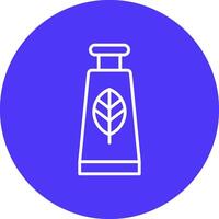 Hand Cream Line Multi Circle Icon vector
