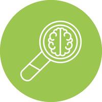 Research Line Multi Circle Icon vector