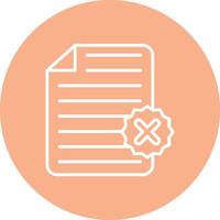 File Line Multi Circle Icon vector