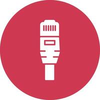 Ethernet Glyph Multi Circle Icon vector