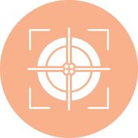 Scope Glyph Multi Circle Icon vector