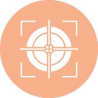 Scope Glyph Multi Circle Icon vector