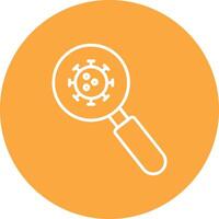 Detection Line Multi Circle Icon vector
