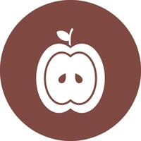 Apple Glyph Multi Circle Icon vector