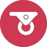 Caster Glyph Multi Circle Icon vector
