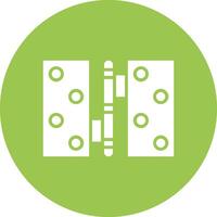 Hinge Glyph Multi Circle Icon vector