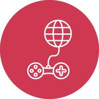 Internet Line Multi Circle Icon vector
