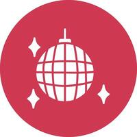 Party Ball Glyph Multi Circle Icon vector