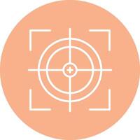 Scope Line Multi Circle Icon vector
