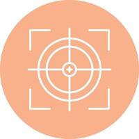 Scope Line Multi Circle Icon vector