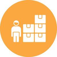 Control Glyph Multi Circle Icon vector
