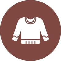 Jumper Glyph Multi Circle Icon vector