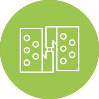 Hinge Line Multi Circle Icon vector